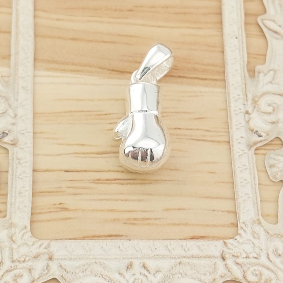 Dije Guante Boxeo 16mm Plata 925 26765