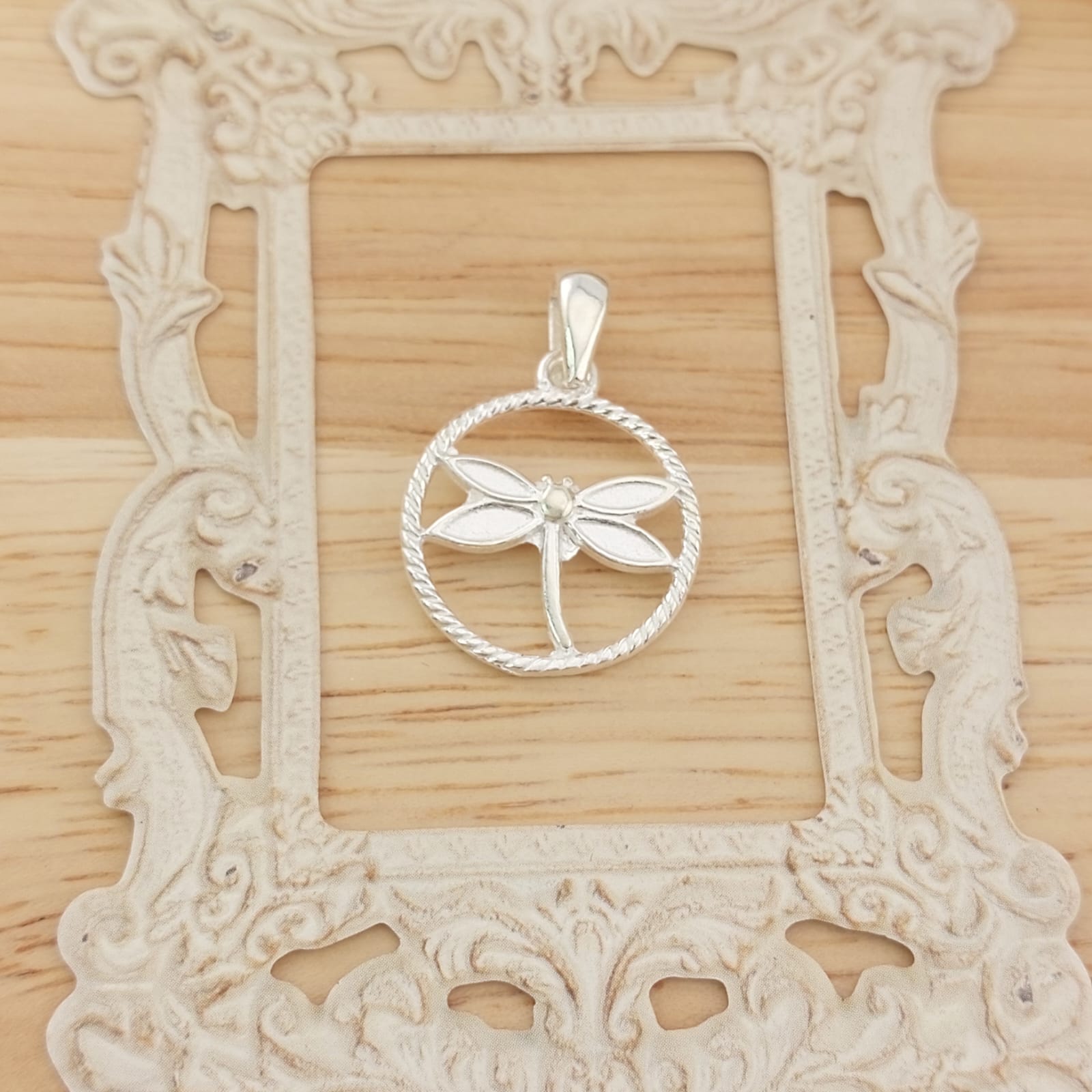 Dije Libélula 18mm Plata 925 26762