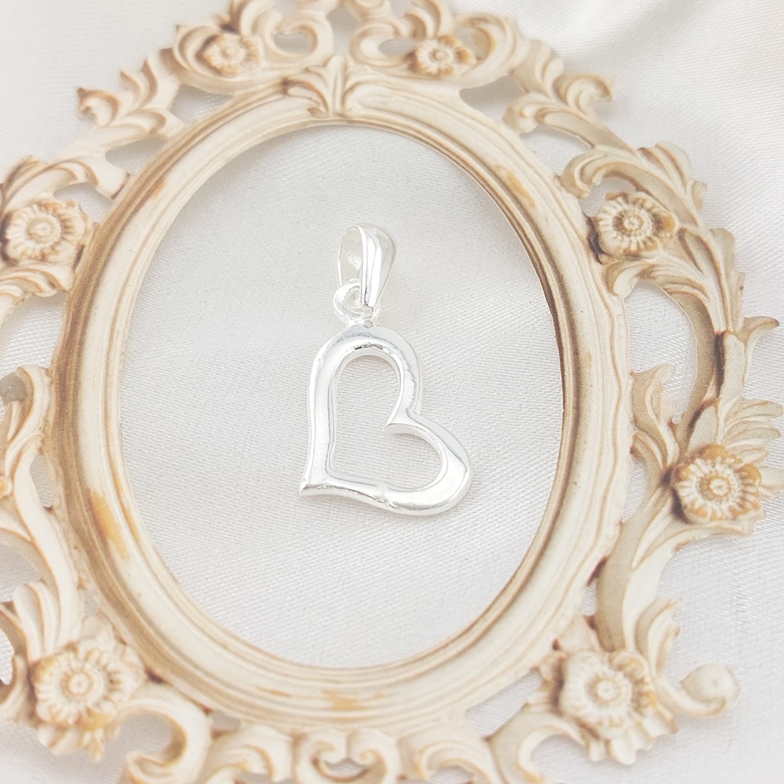 Dije Corazón 18mm Plata 925 26771
