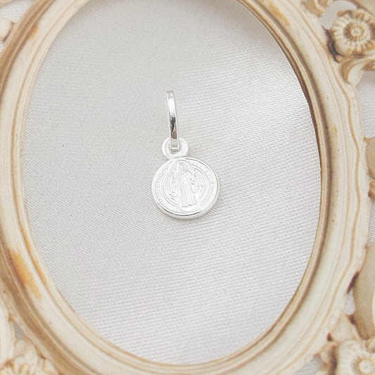 Dije San Bento 8mm Plata 925 26778