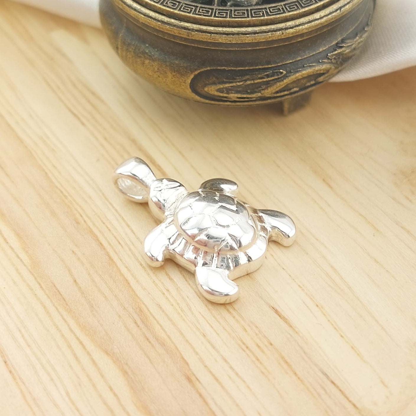 Dije Tortuga 20mm Plata 925 26790