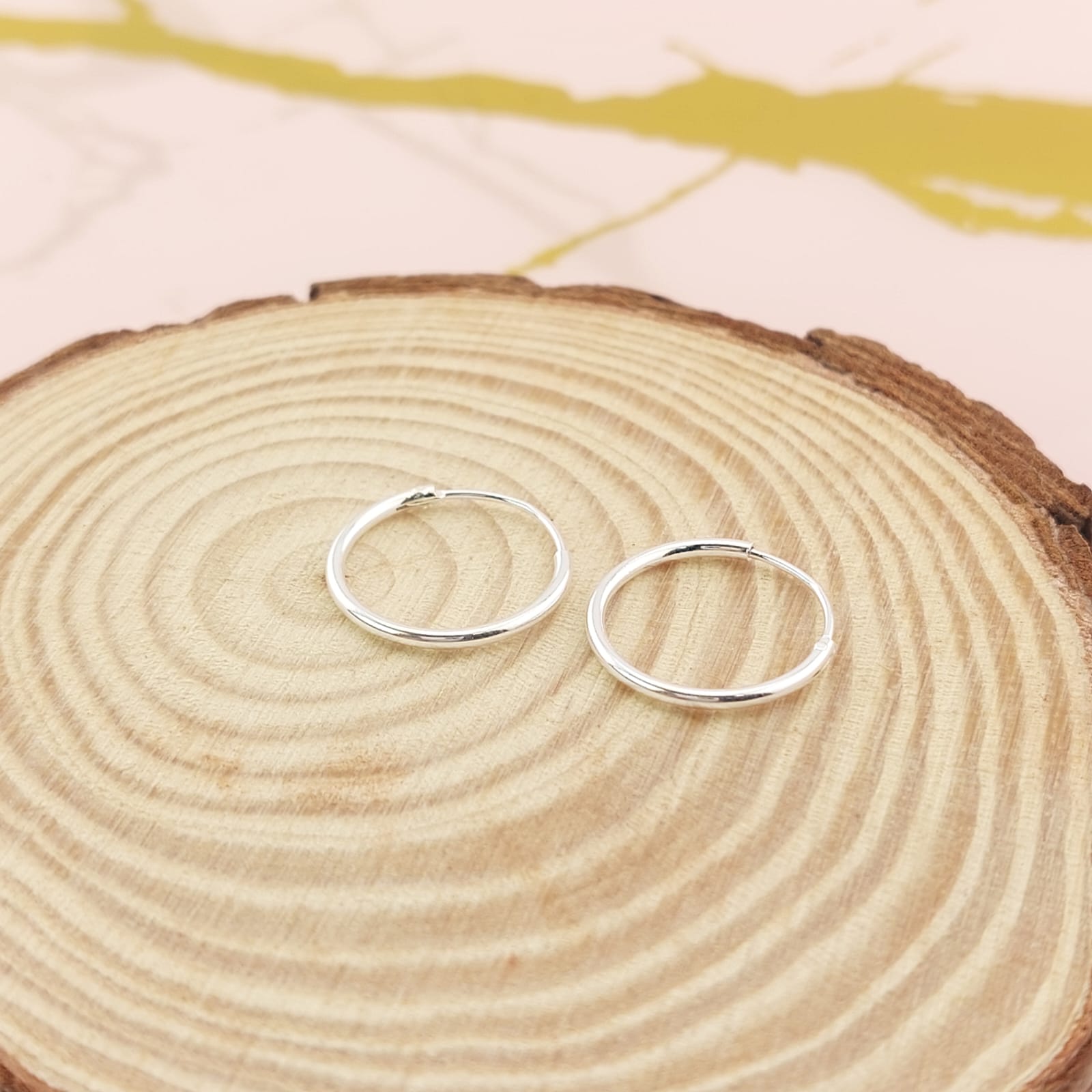 Argollas 14mm Plata 925 26806