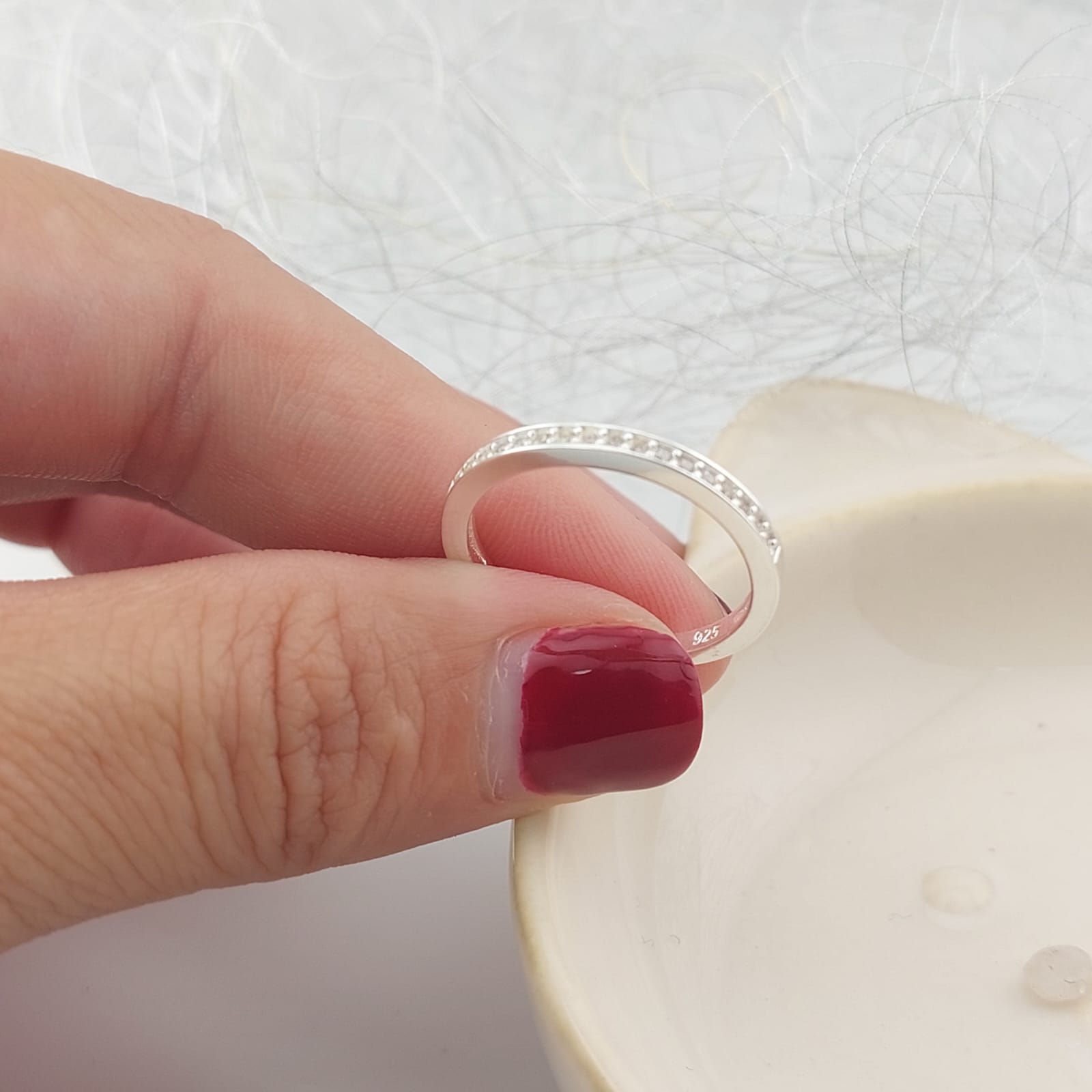 Anillo Dama Cintillo Plata 925 26830