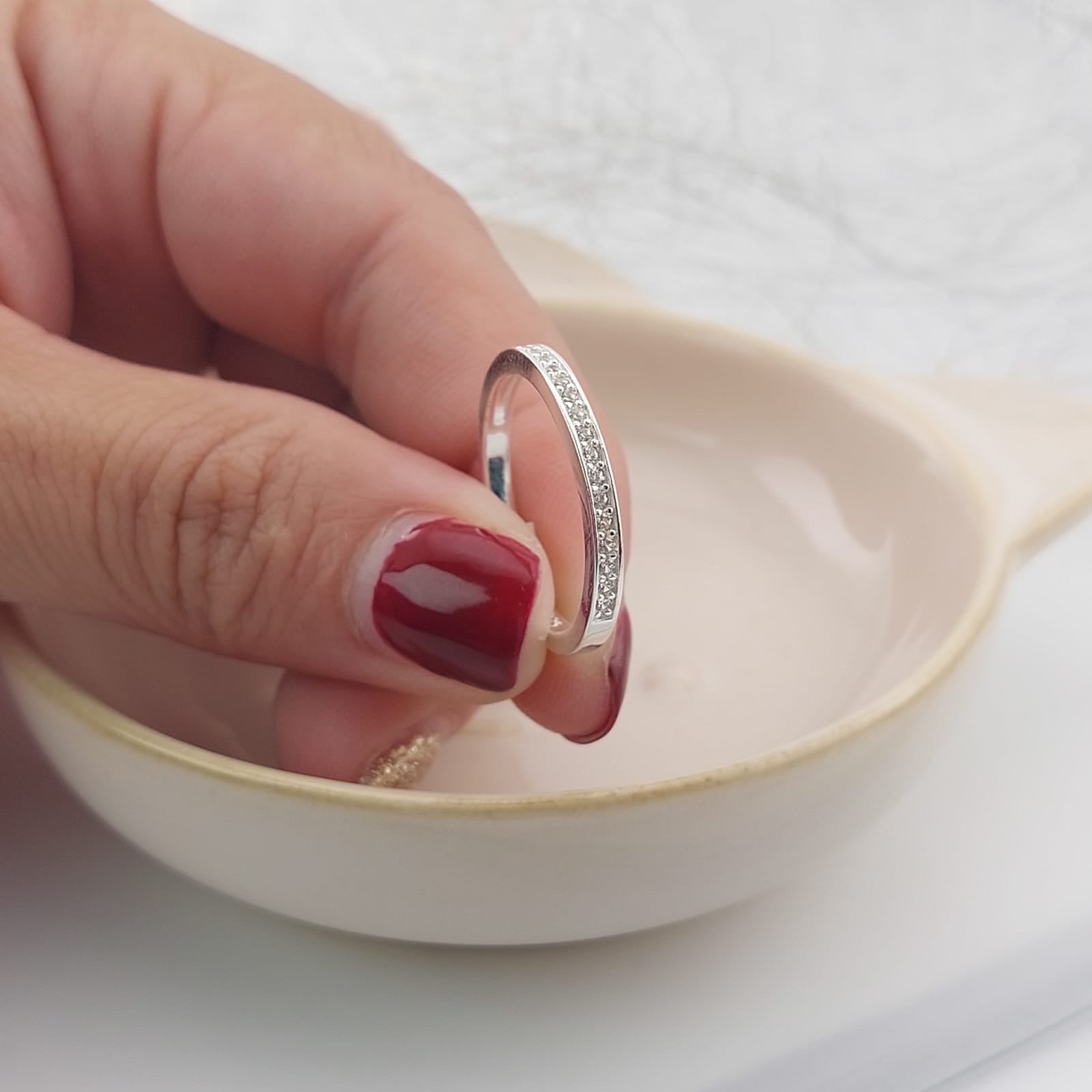 Anillo Dama Cintillo Plata 925 26830