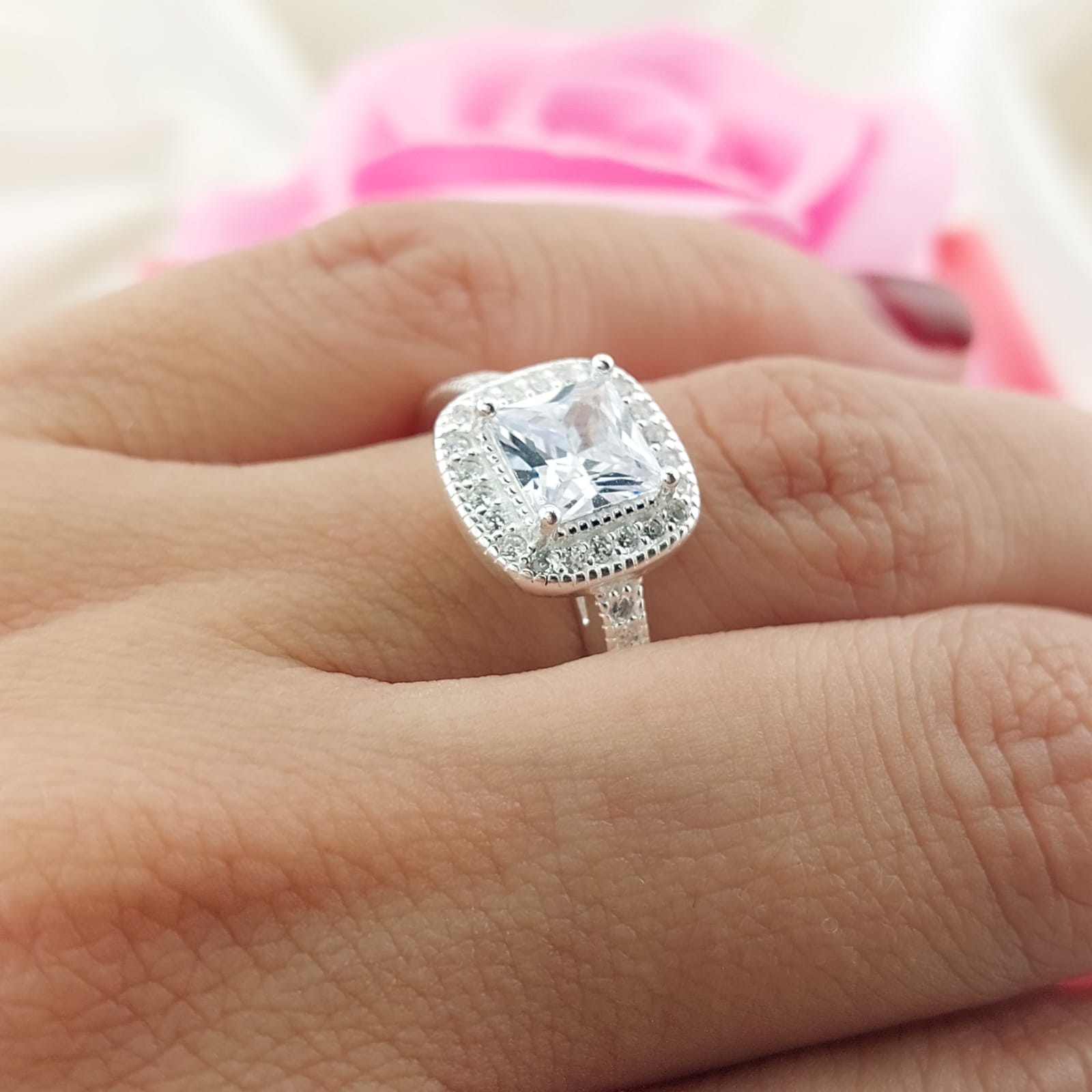 Anillo Compromiso 4.0g Plata 925 26860