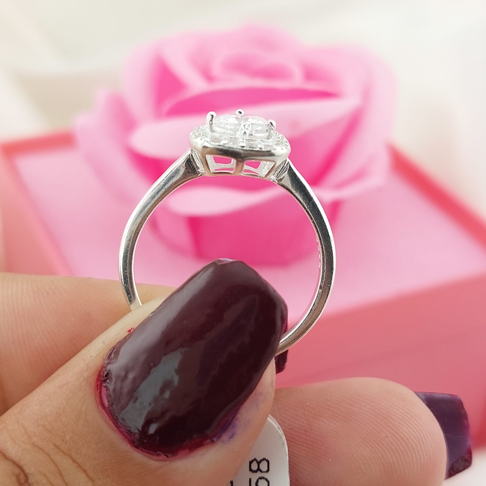 Anillo Compromiso CZ 5mm Plata 925 26858