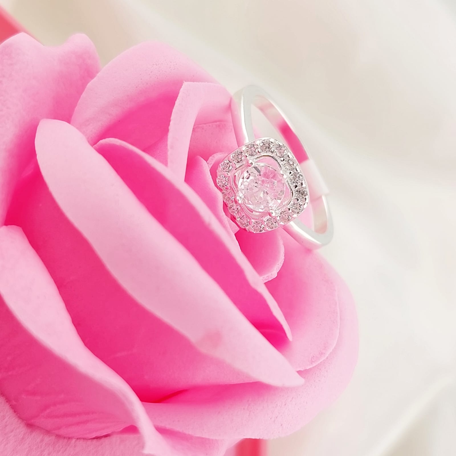 Anillo Compromiso CZ 5mm Plata 925 26858