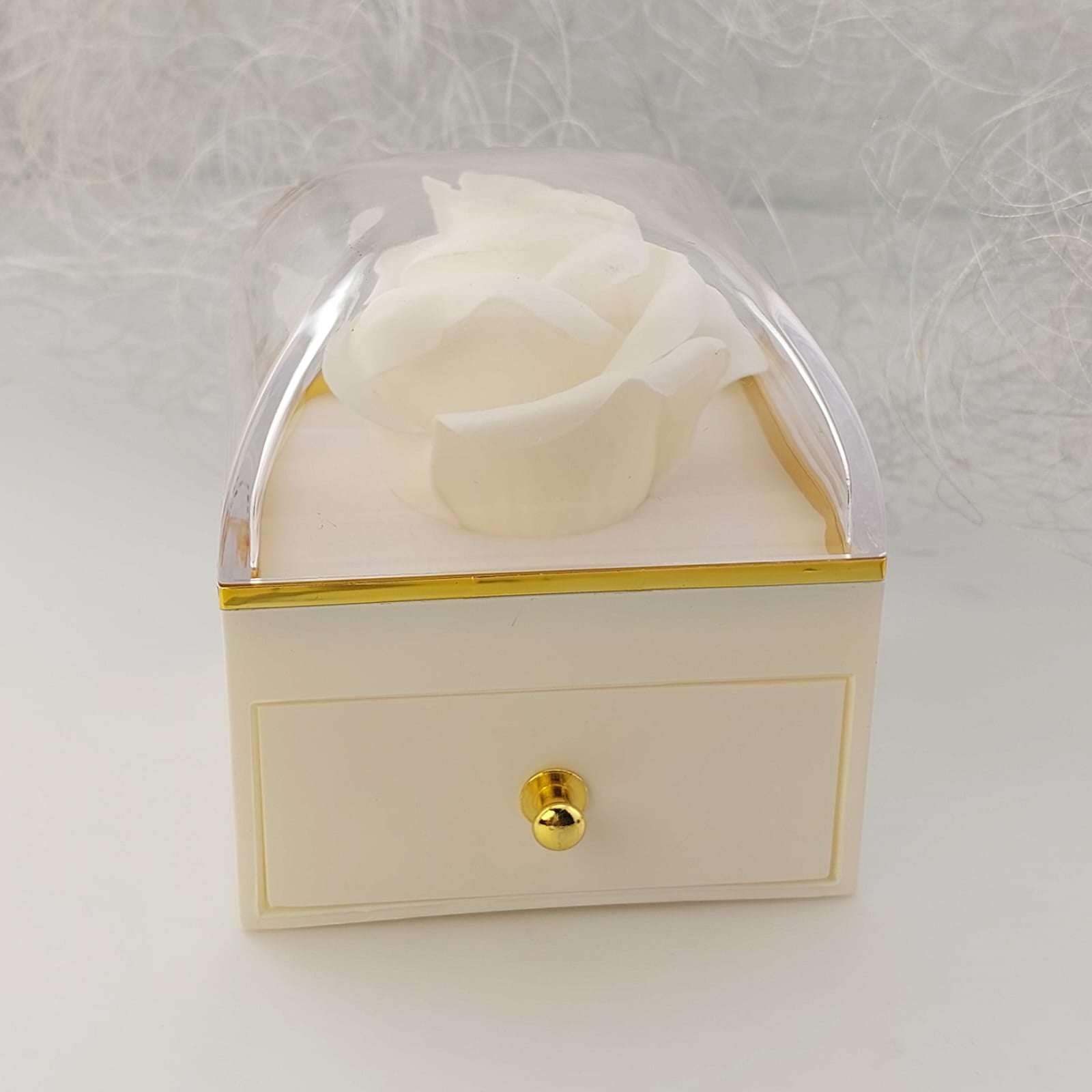 Caja de Regalo Rosa Blanca 7x7cm 801014