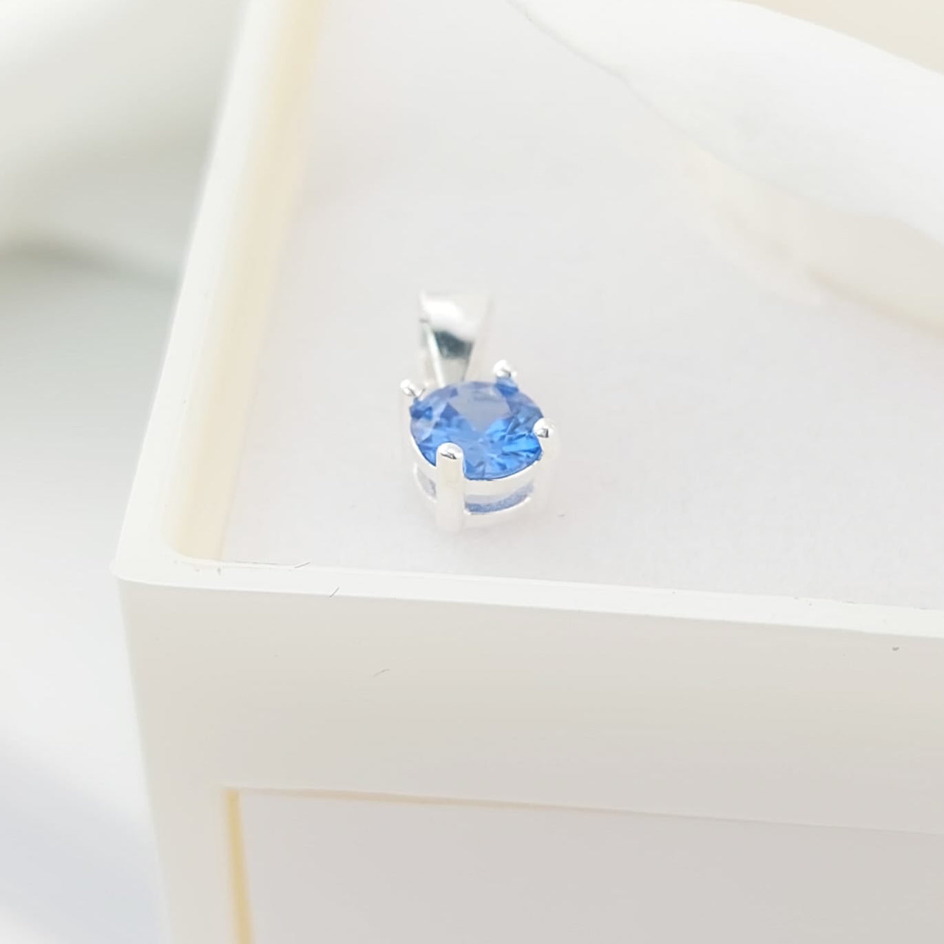 Dije Piedra CZ 5mm Plata 925 26888