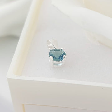 Dije Piedra CZ 5mm Plata 925 26887