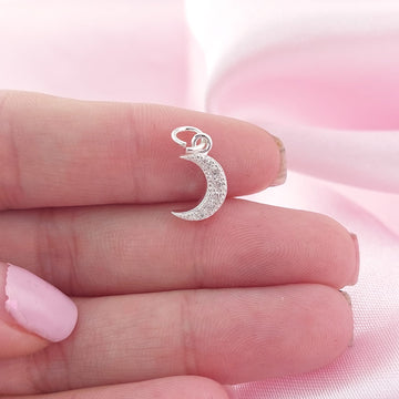 Dije Luna 12mm Plata 925 26946