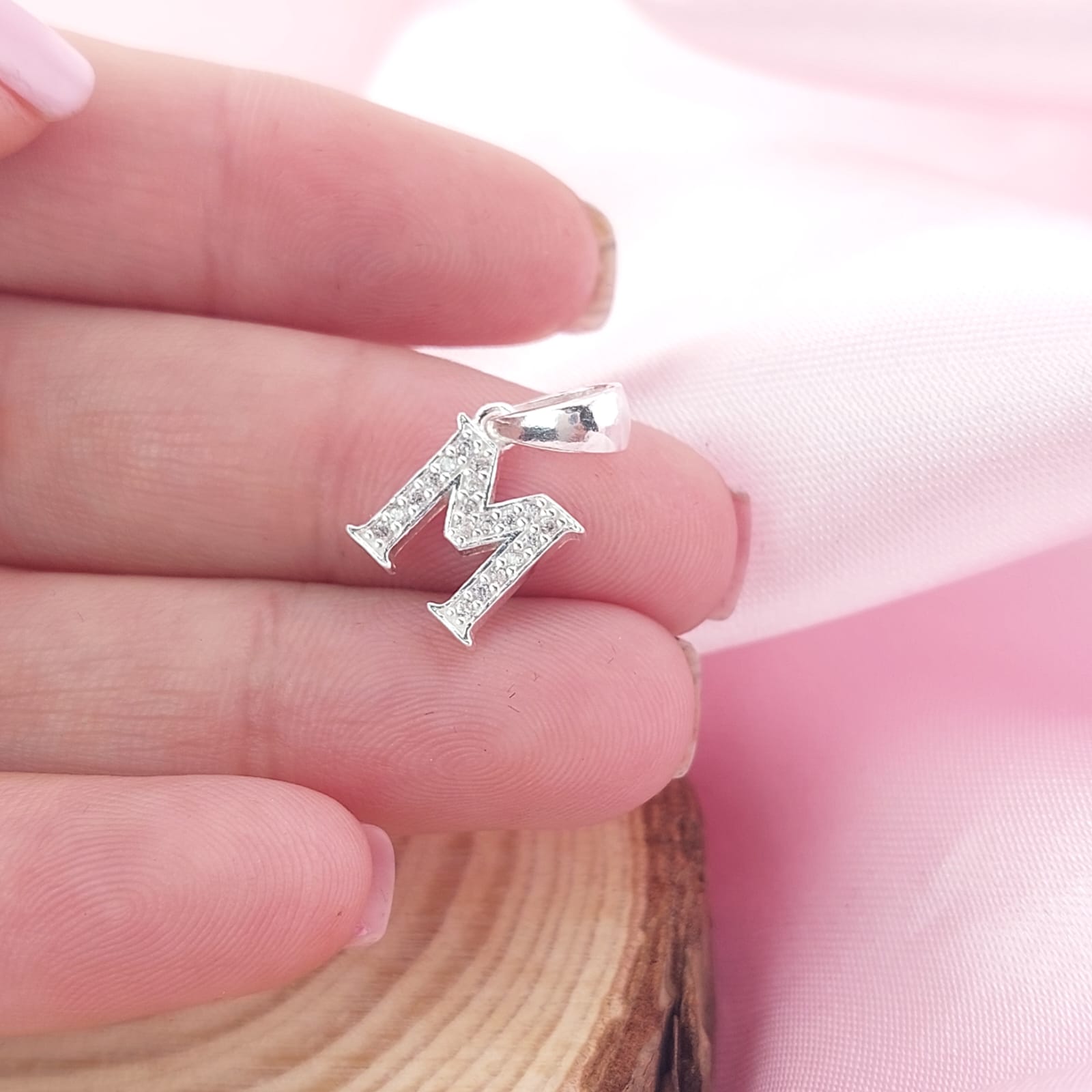 Dije Letra 10mm Plata 925 26958