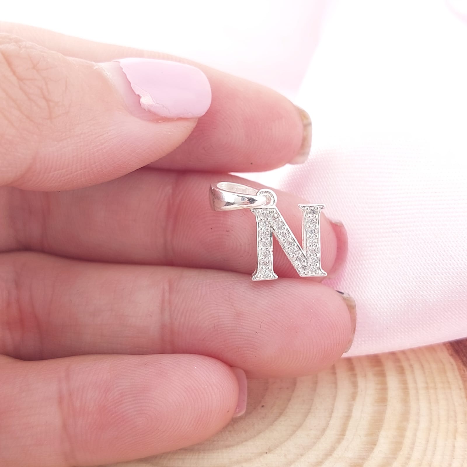 Dije Letra 10mm Plata 925 26956