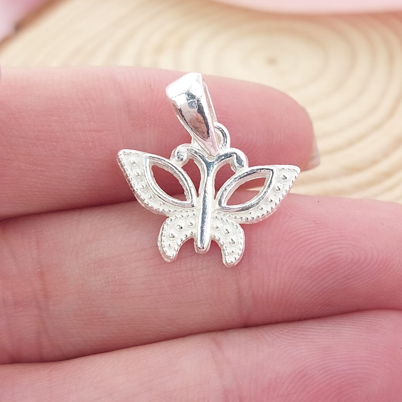 Dije Mariposa 18mm Plata 925 26940