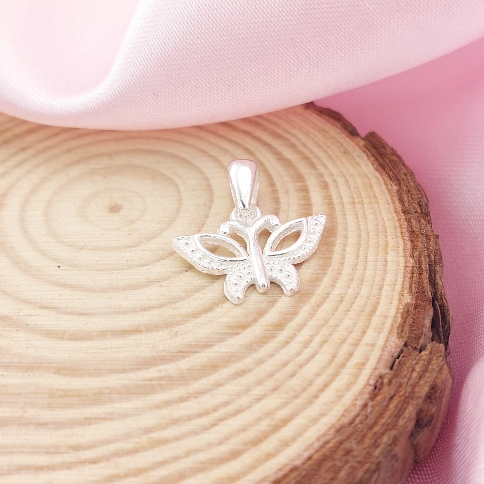 Dije Mariposa 18mm Plata 925 26940