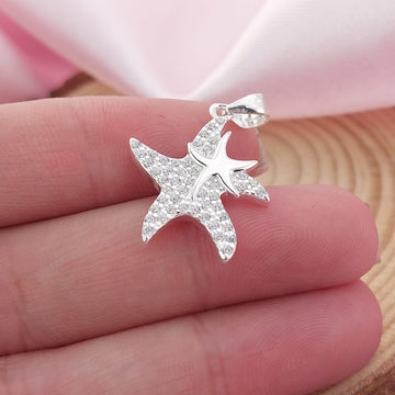 Dije Estrella del Mar 18mm Plata 925 26942