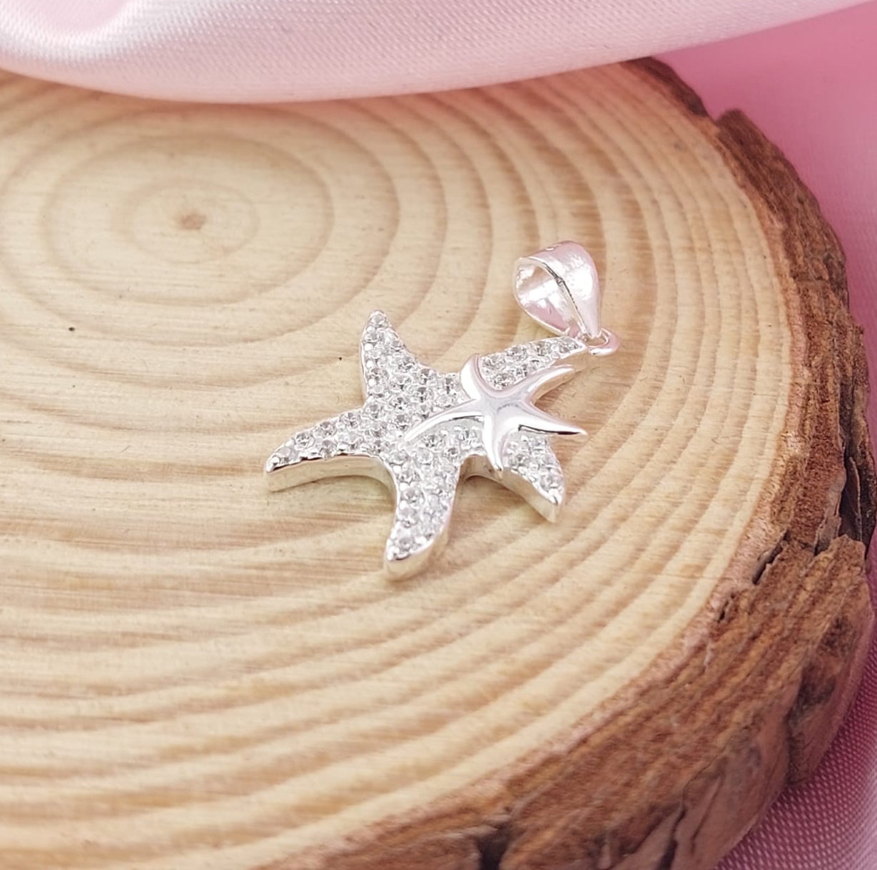 Dije Estrella del Mar 18mm Plata 925 26942