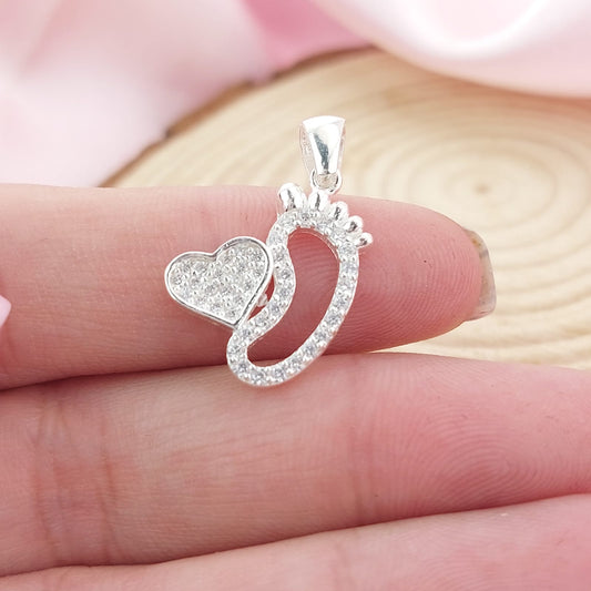 Dije Huella 16mm Plata 925 26938