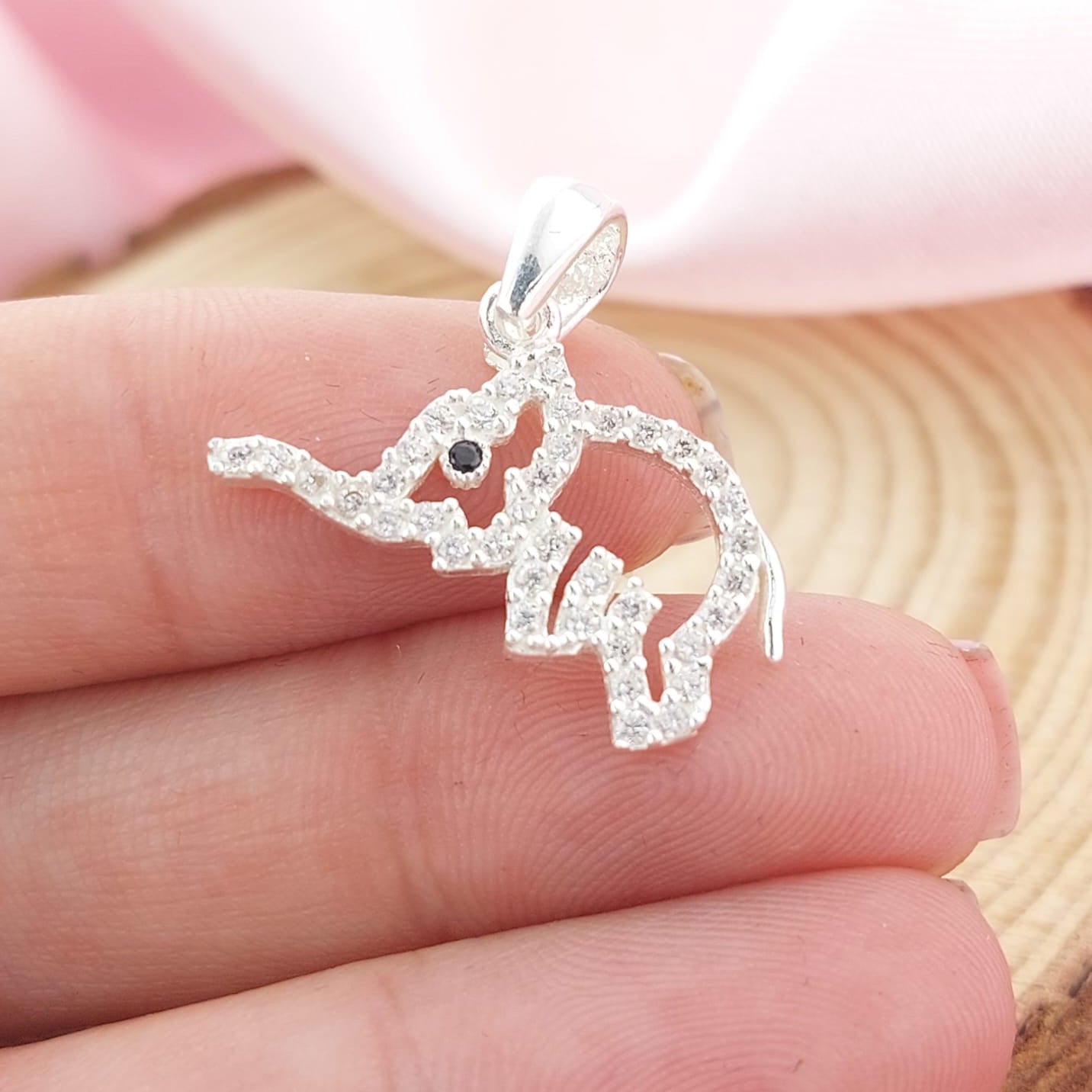 Dije Elefante 20mm Plata 925 26941