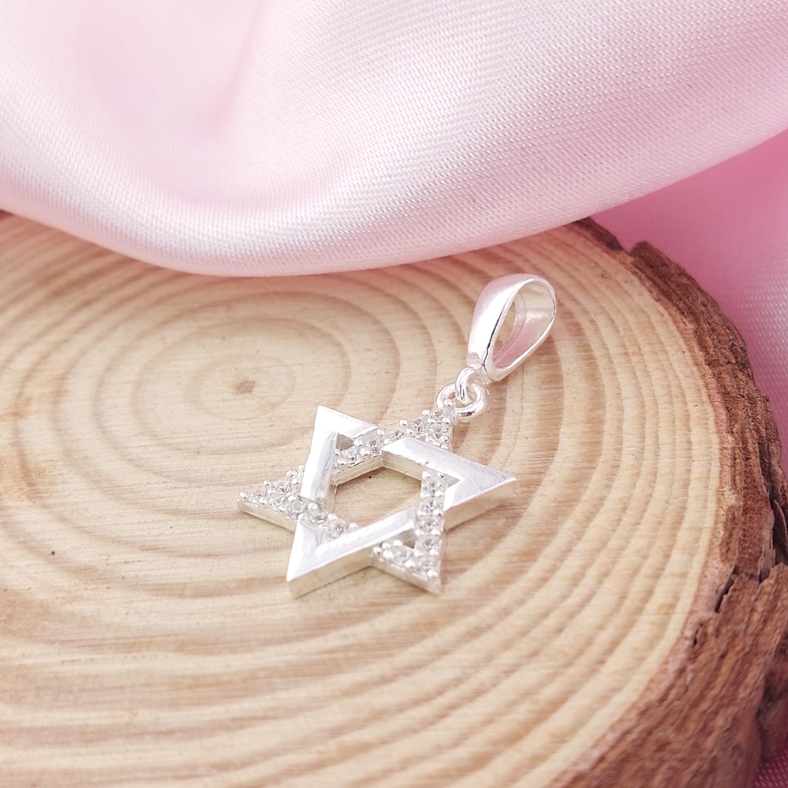 Dije Estrella David 18mm 2.7g Plata 925 26935