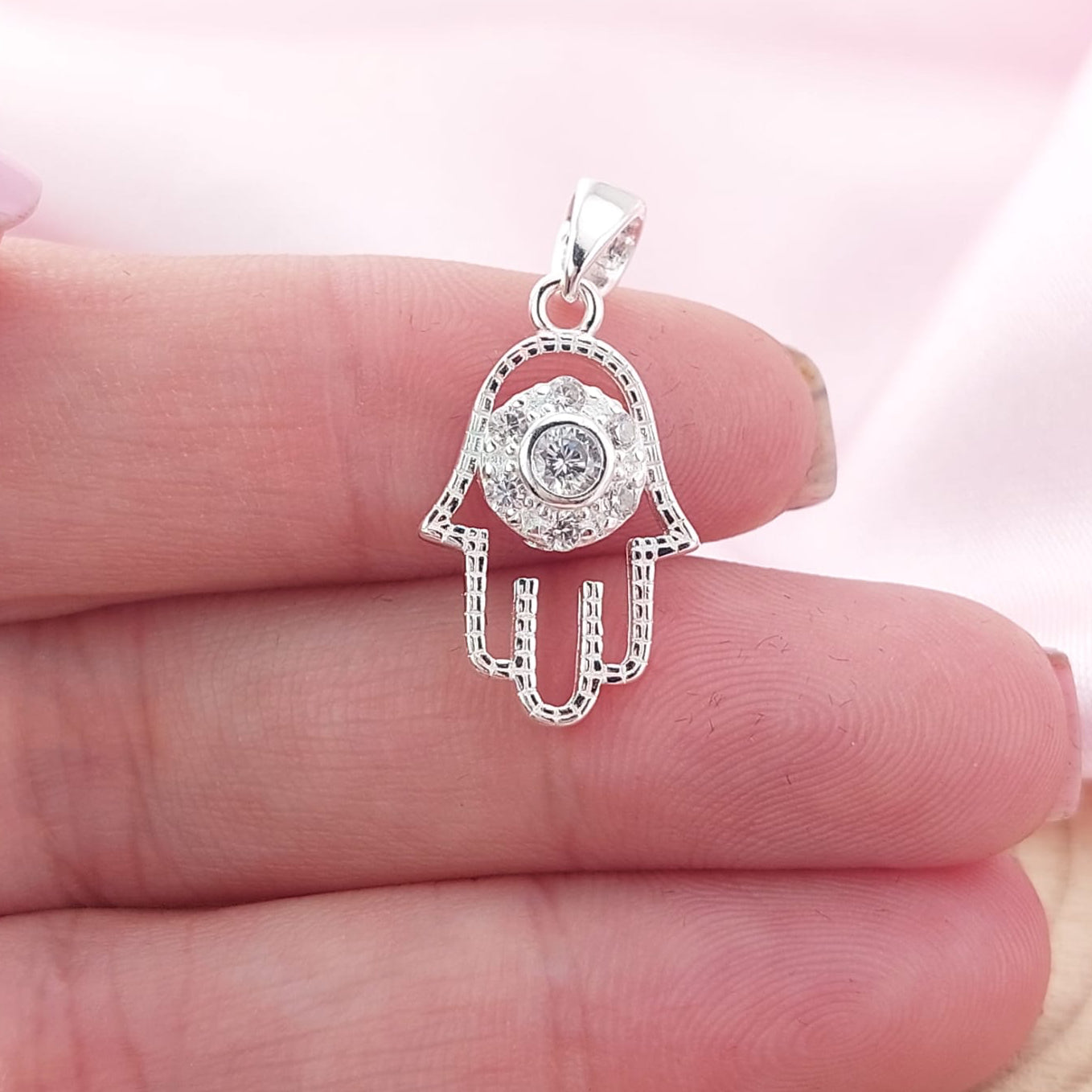 Dije Mano 18mm Plata 925 26936