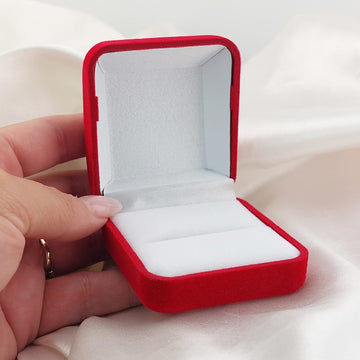 Caja de Regalo Rojo Anillos 6x5cm 801021
