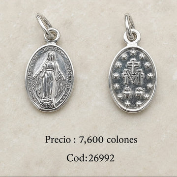 Dije Virgen 13mm Plata 925 26992