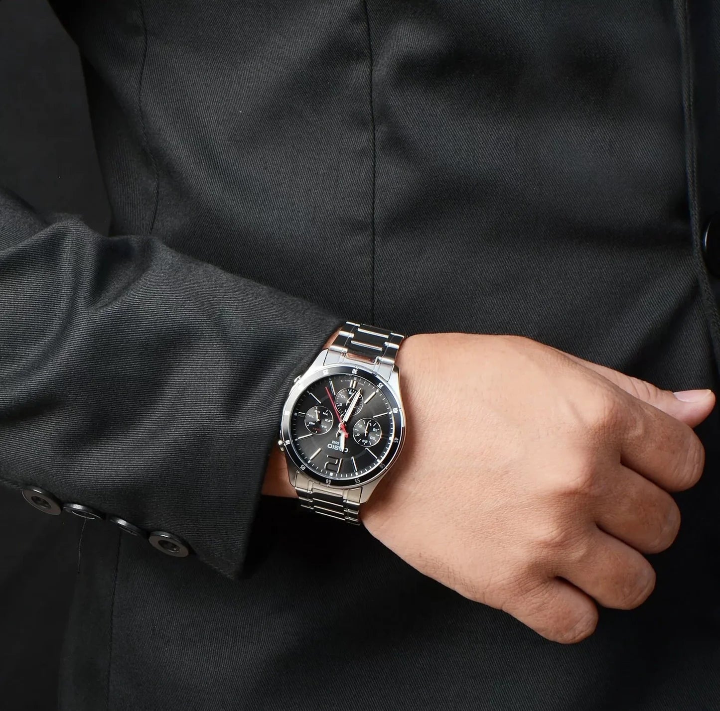 Casio WR50M Reloj para Hombre MTP-1374D-1AVDF