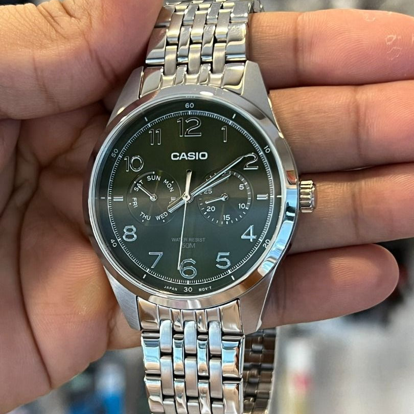 Casio WR50m Reloj para Hombre MTP-E340D-3AVDF