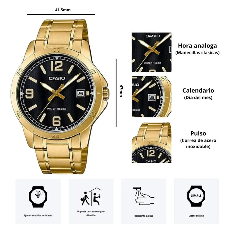 Casio Reloj para Hombre MTP-V004G-1BUDF