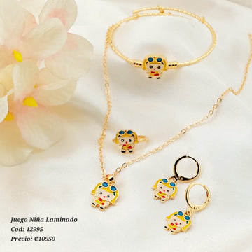 JUEGO NINA ORO LAMINADO 210000012995x