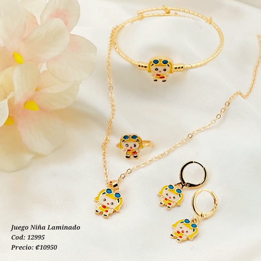 JUEGO NINA ORO LAMINADO 210000012995x