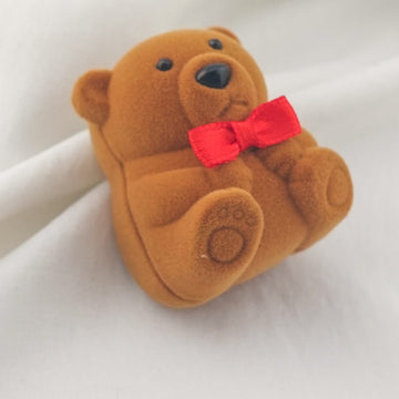 CAJA DE REGALO OSO PEQUEÑO CAFE 15881