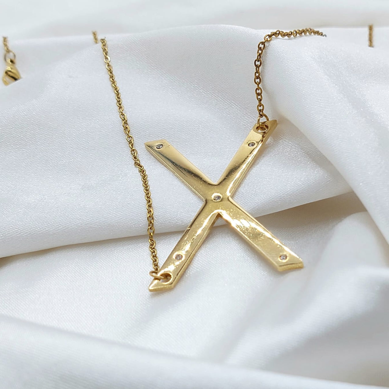 Collar Letra X Acero 210000024412x