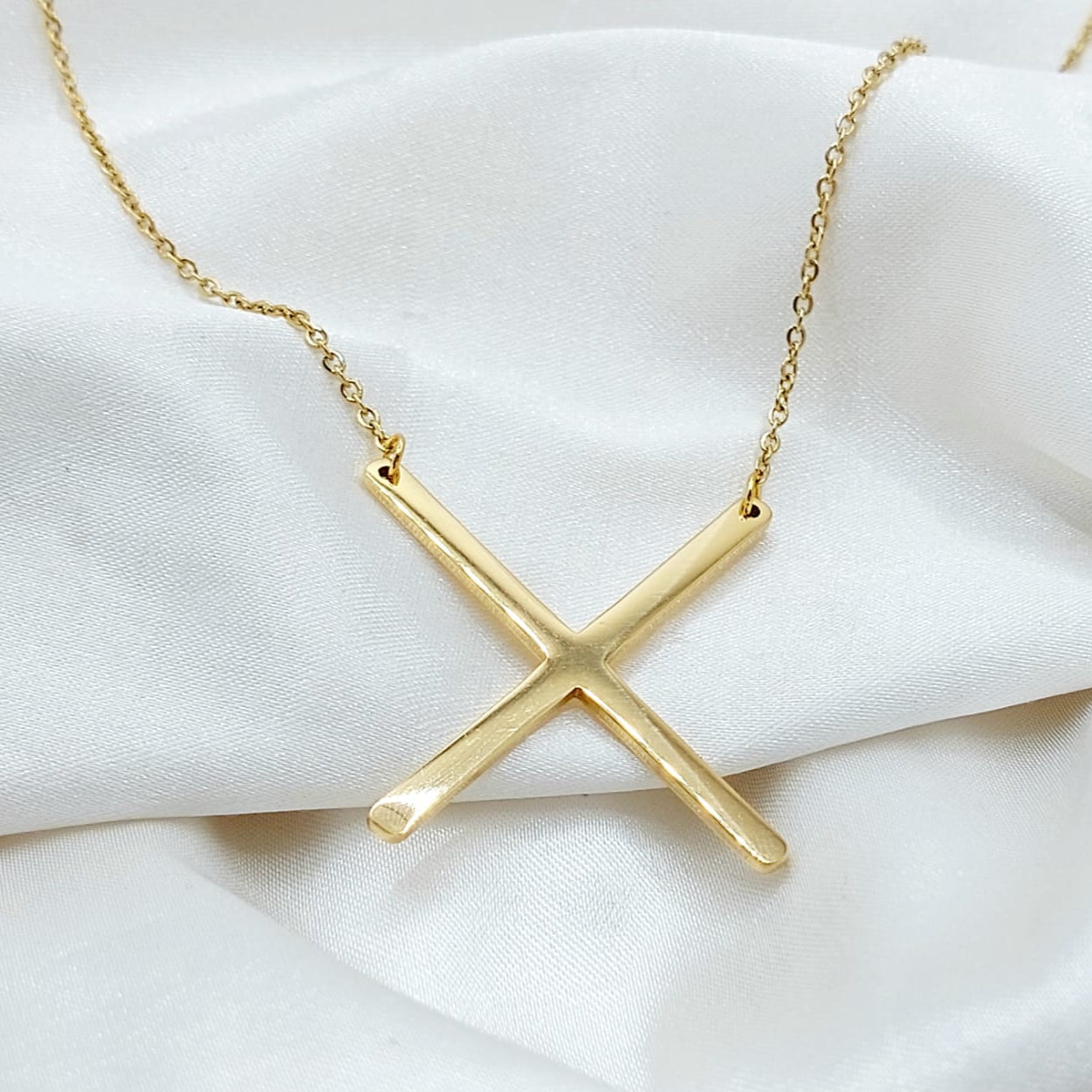 Collar Letra X Acero 210000024409x