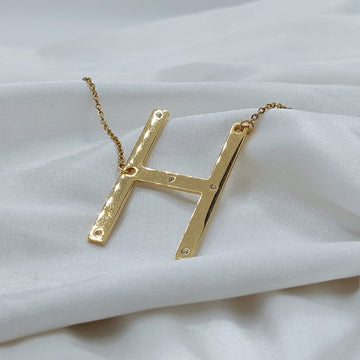 Collar Letra H Acero 210000024407x