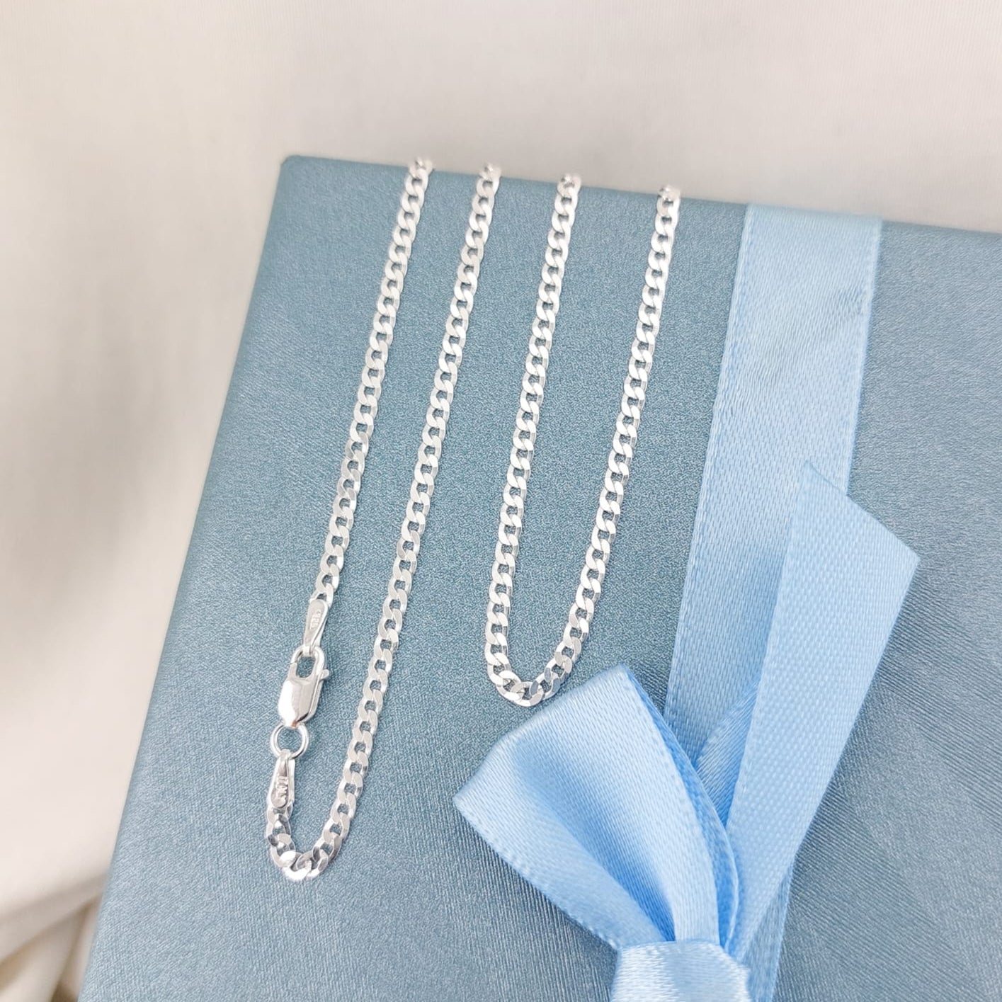 Cadena Grumet 60CM/2MM Plata 925 210000024485v