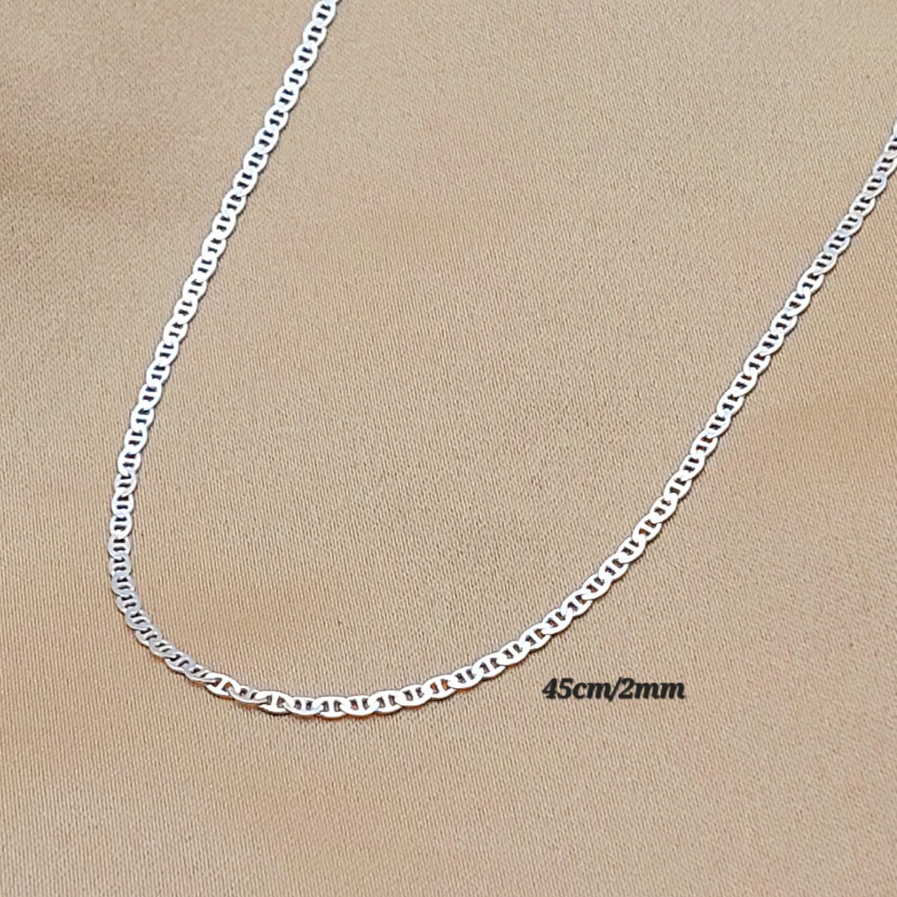 Cadena Gucci 45CM/2mm Plata 925 210000024520