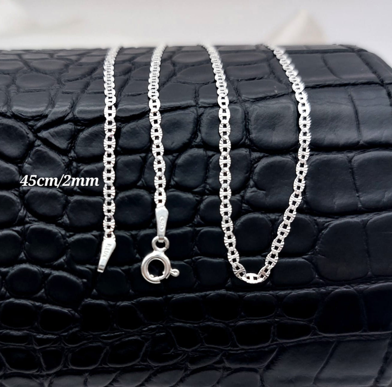 Cadena Gucci 45CM/2mm Plata 925 210000024518v