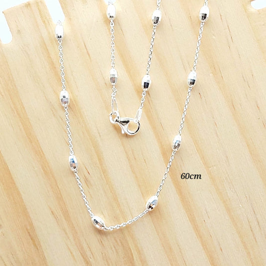 Collar Dama 60cm Plata 925 24526