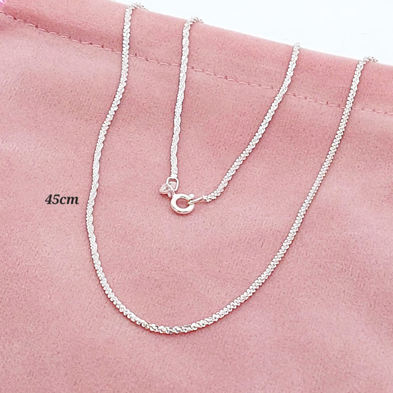 Cadena Cordón Diamantado 45cm/1.5mm Plata 925 210000024529v