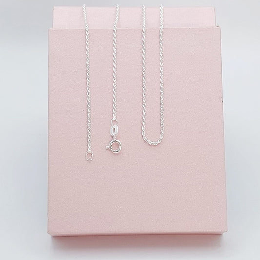 Cadena Cordón 45cm/1mm Plata 925 210000024530v