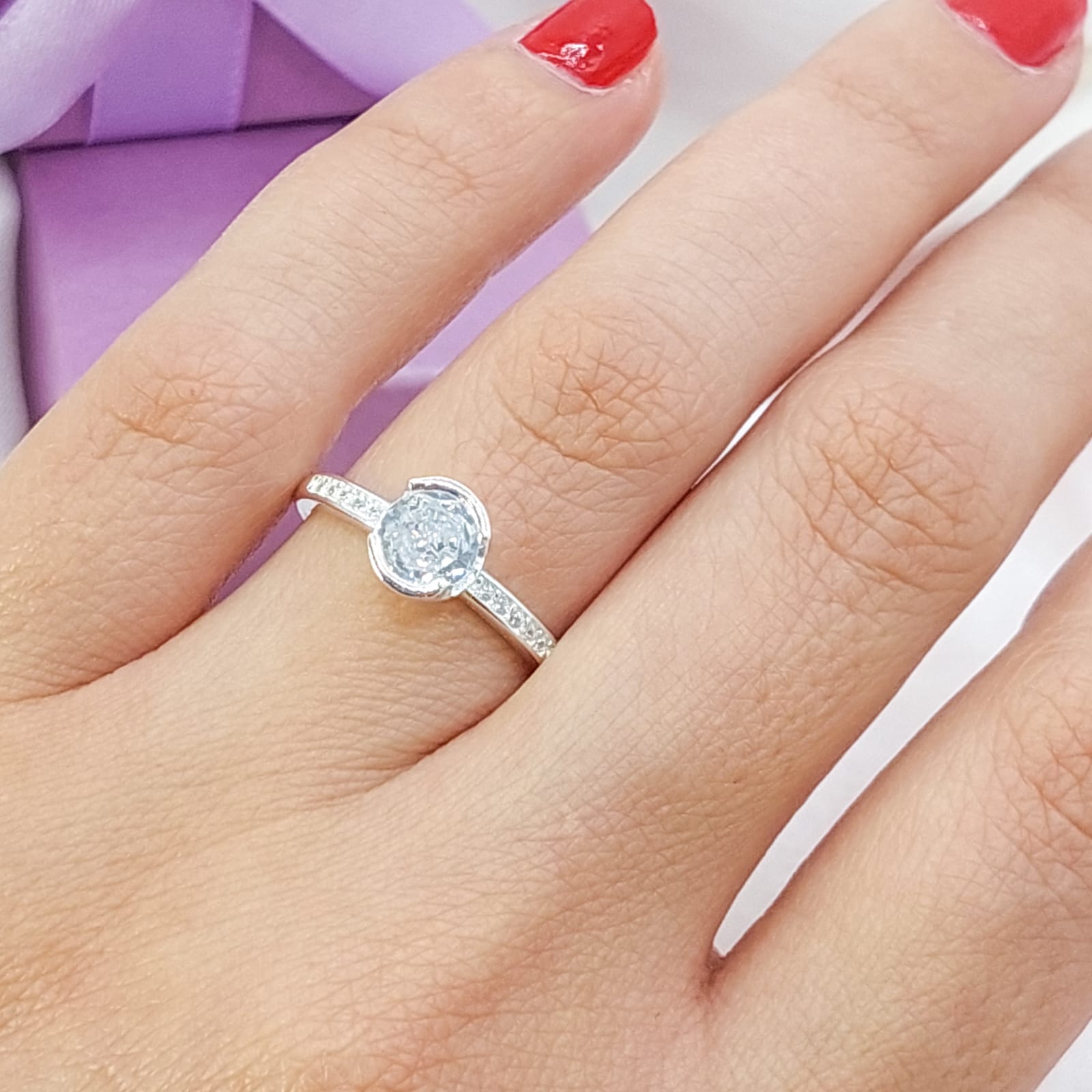 Anillo Compromiso Plata 925 210000024666v