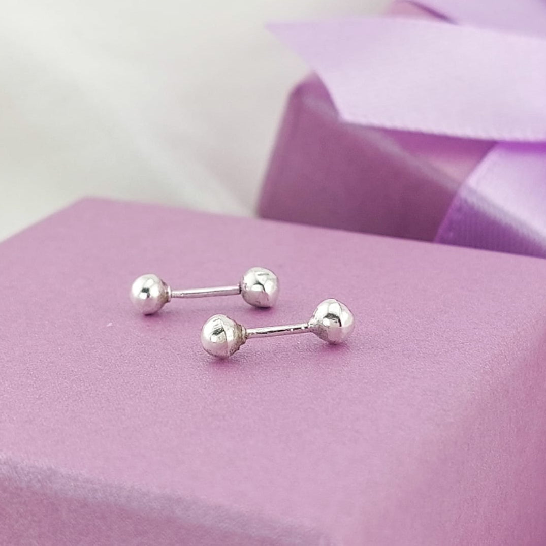 Dormilones Bola 3mm Plata 925 210000017832
