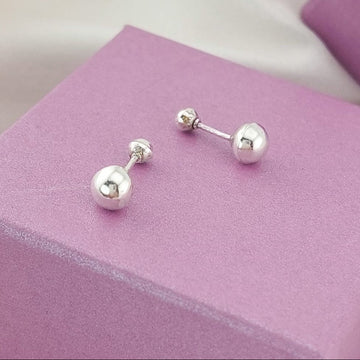 Dormilones Bola 5mm Plata 925 17836