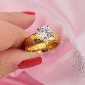 Anillo Compromiso Acero 210000024766v