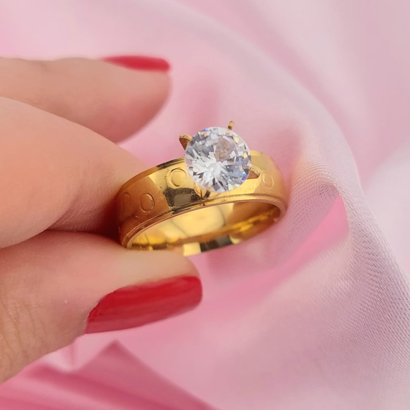 Anillo Compromiso Acero 210000024766v