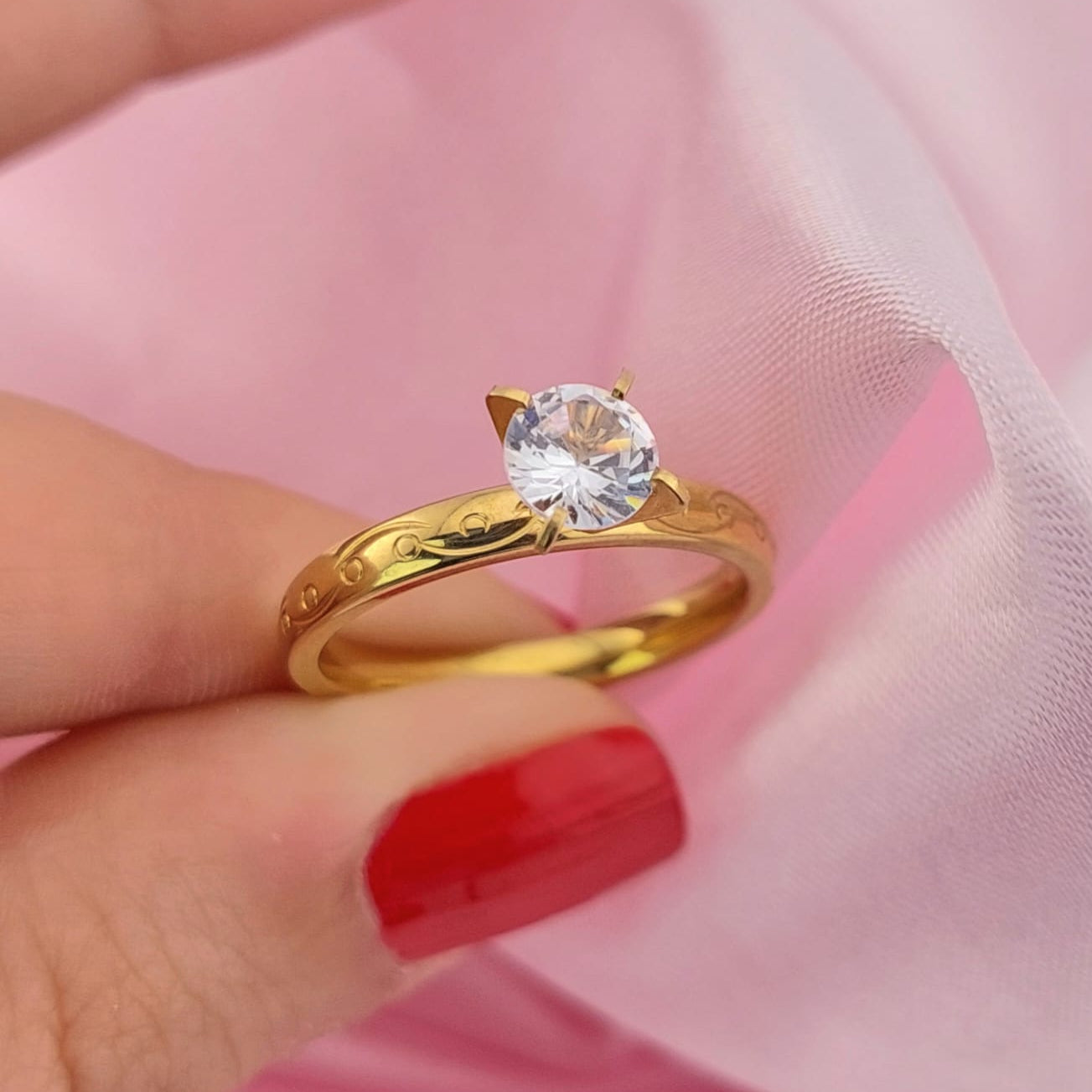 Anillo Compromiso Acero 210000024771v