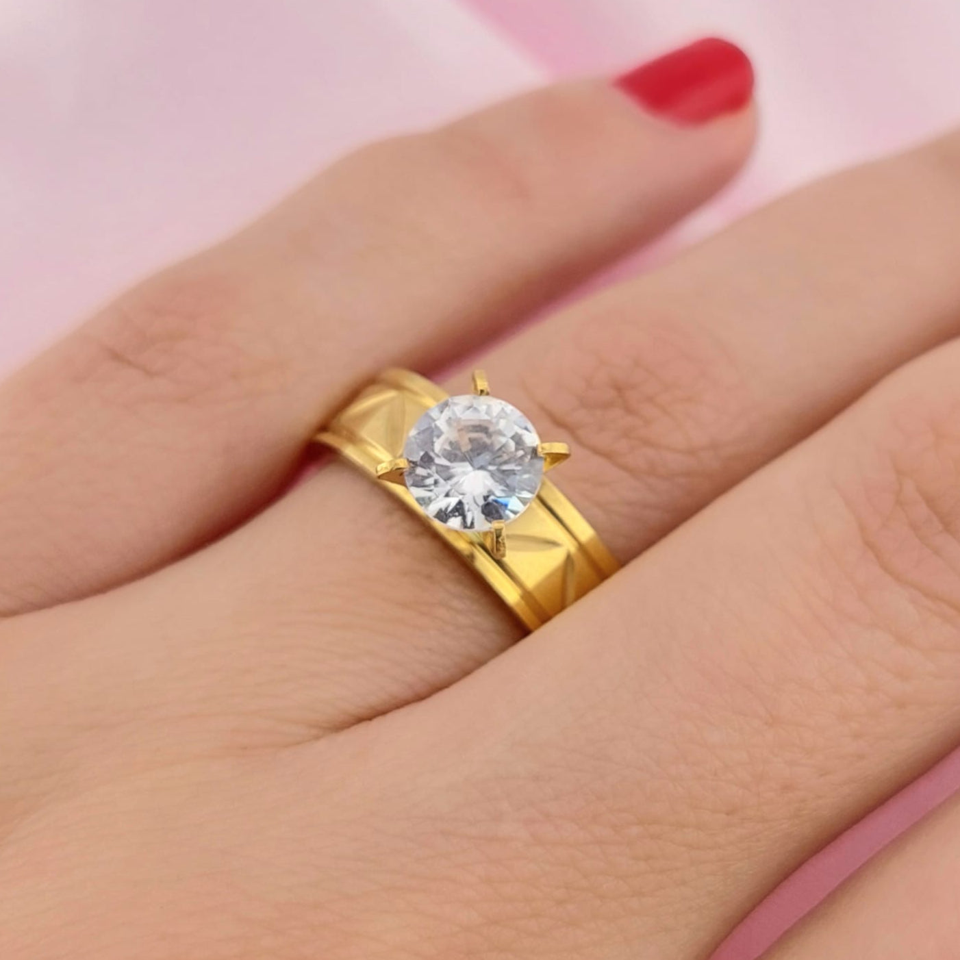 Anillo Compromiso Acero 210000024764v