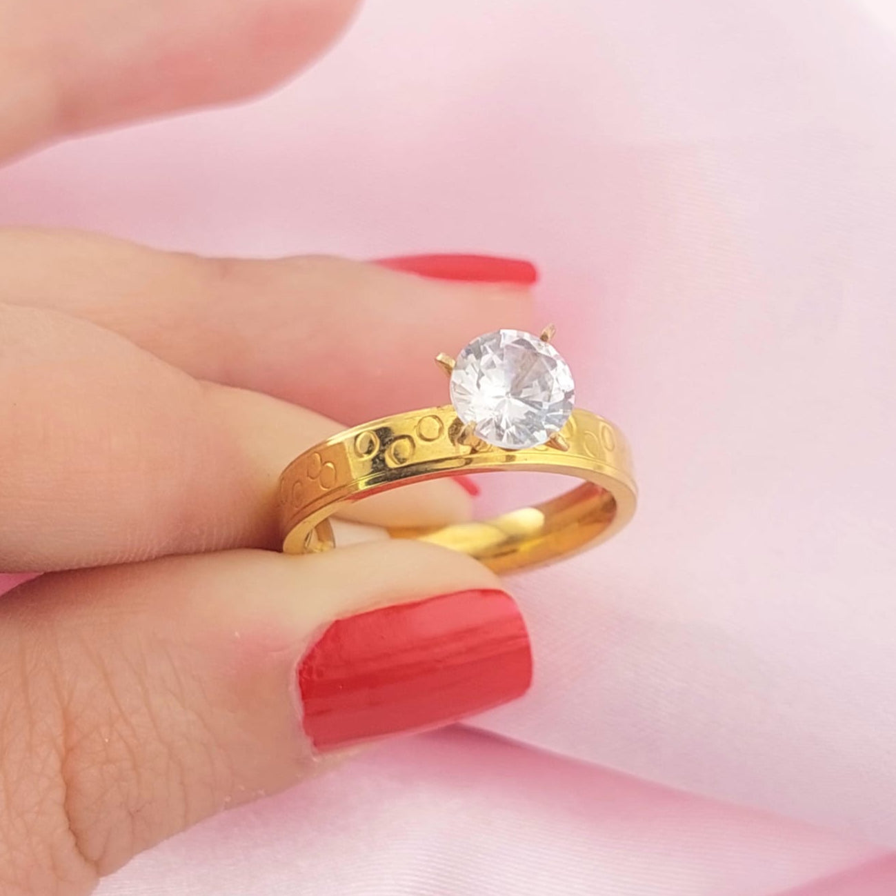 Anillo Compromiso Acero 210000024763v